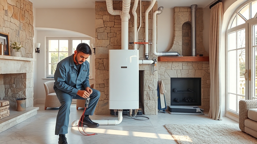 친환경 보일러 교체, 실제 사례는? (realistic 스타일)