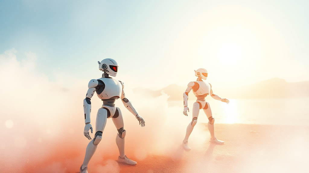 자율 로봇 A to Z 3 자율 로봇 개발 현황 (watercolor 스타일)