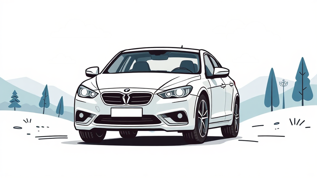 렌터카 이용 시 자동차 하루보험, 똑똑하게 활용하는 방법 (illustration 스타일)