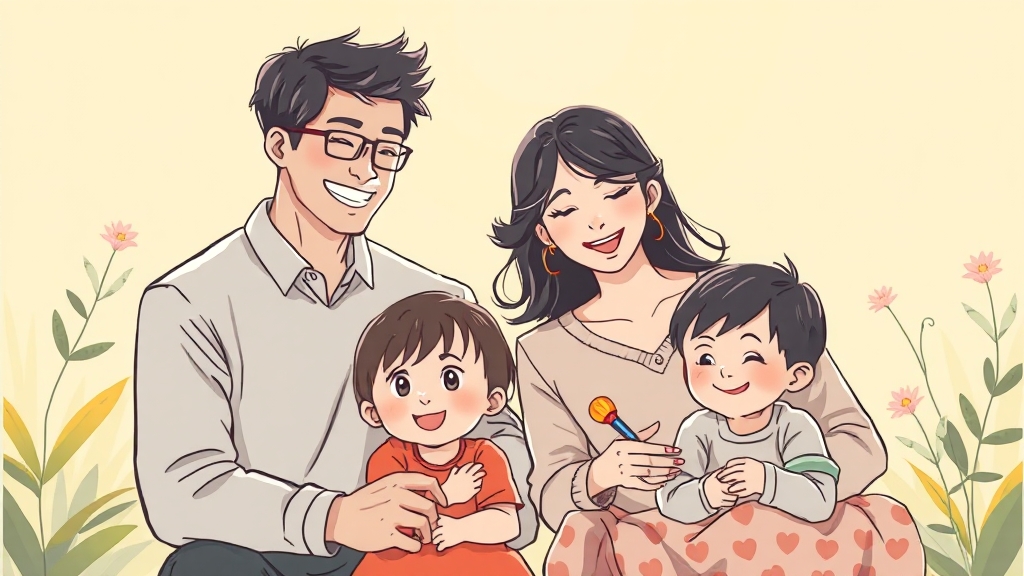 아이돌봄지원금 개요 (illustration 스타일)