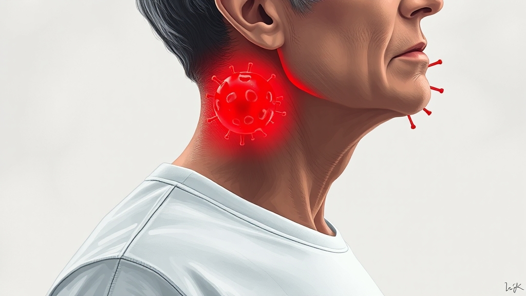 임파선염, 무엇이고 왜 생길까? (illustration 스타일)