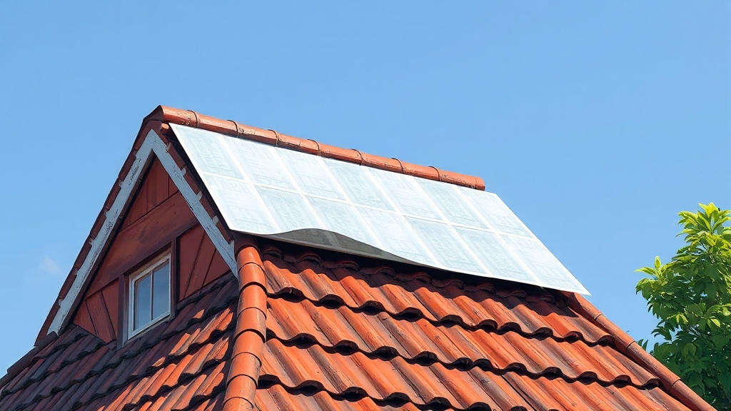 다양한 옥상 누수 방지 사례 (illustration 스타일)