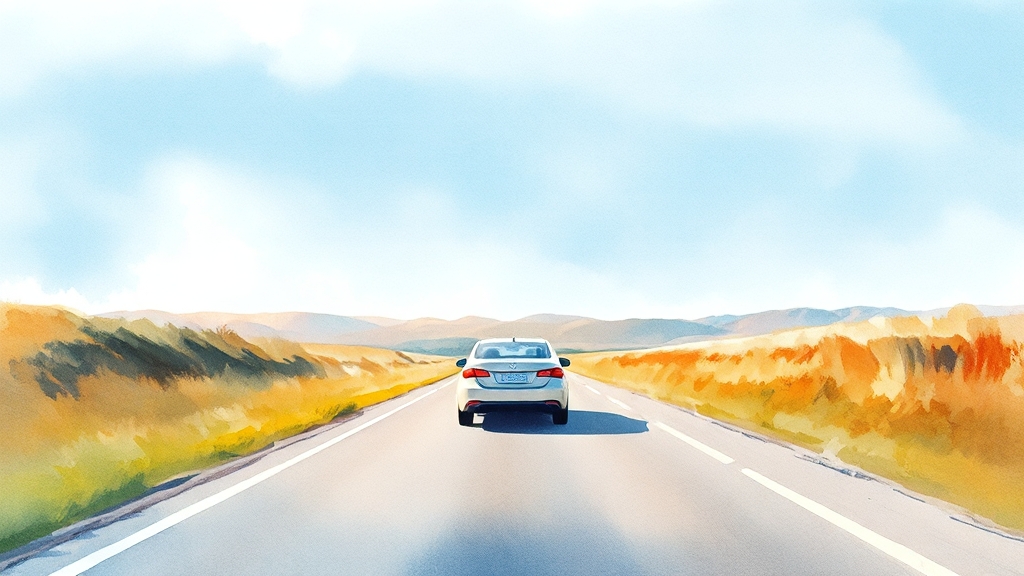 안전운전 습관 훈련 꿀팁 (watercolor 스타일)