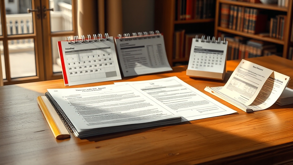 청구 시 필요한 서류 (realistic 스타일)