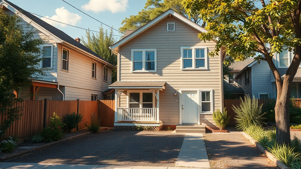 빈집 정비 사업: 동네를 살리는 새로운 기회 (realistic 스타일)