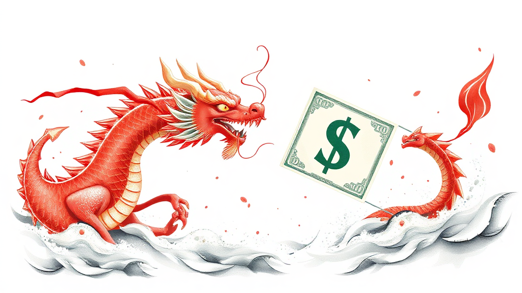 위안화 환율 전망과 효과적인 투자 전략 (illustration 스타일)