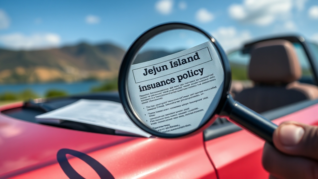 자차 보험 가입 전 확인 사항 (realistic 스타일)