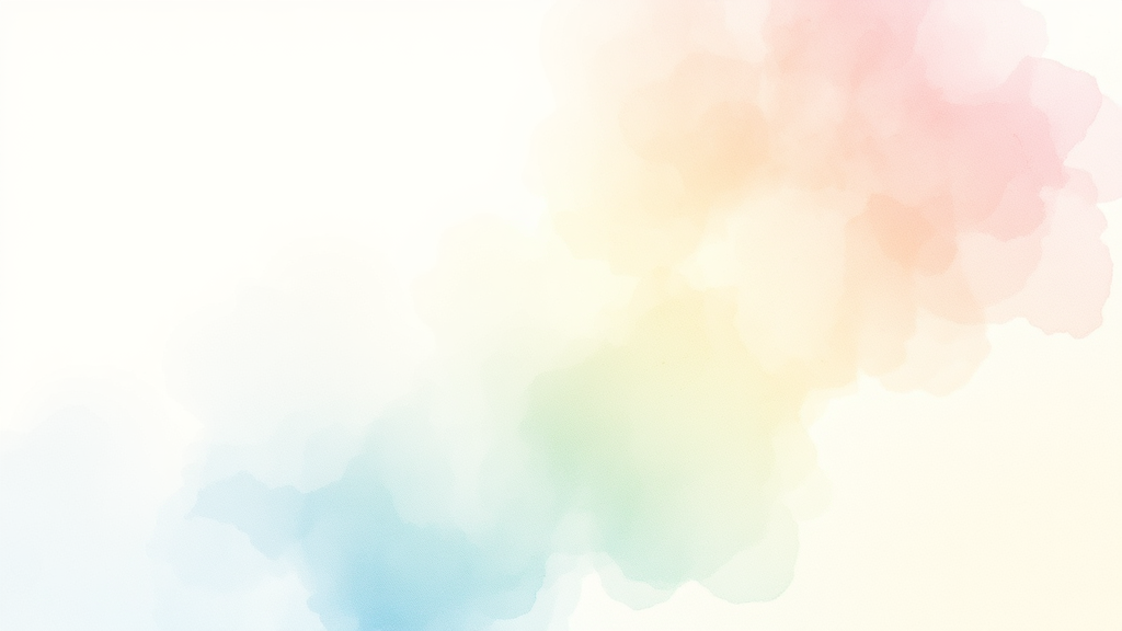 미국 ETF 투자, 미래를 위한 현명한 선택 (watercolor 스타일)