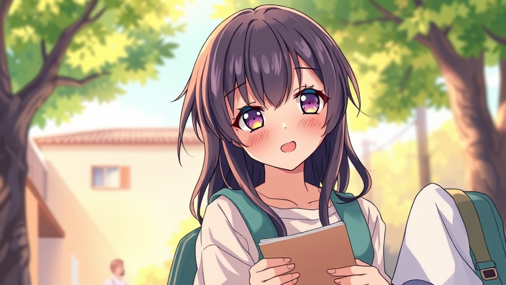 애니메이션 vs 만화책 비교 (realistic 스타일)