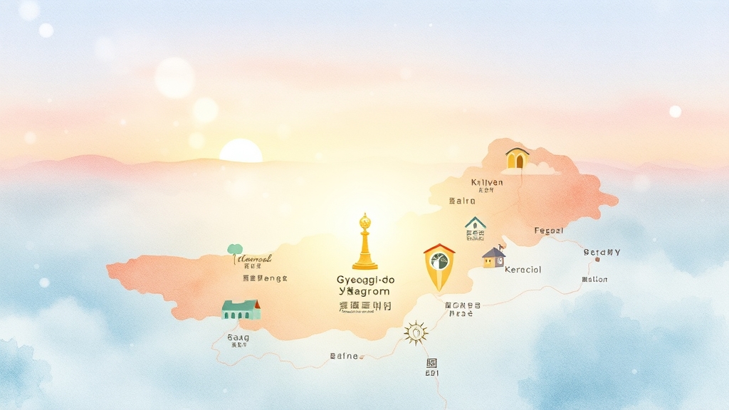 참여 시·군 현황 및 확대 계획 (watercolor 스타일)