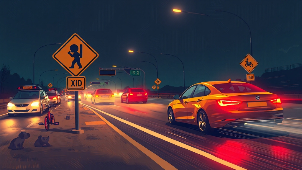 운전점수 하락 원인과 개선법 (illustration 스타일)