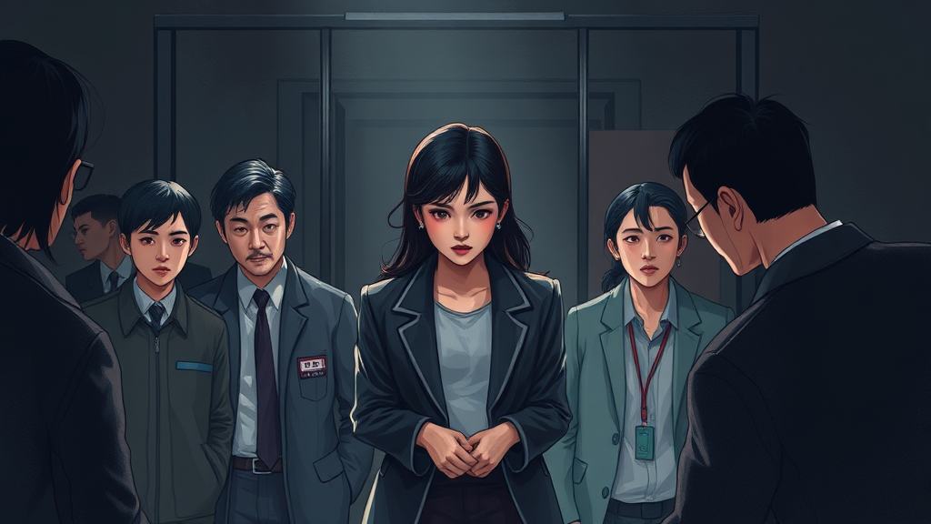 황하나 씨 구속: 사건 개요 (illustration 스타일)