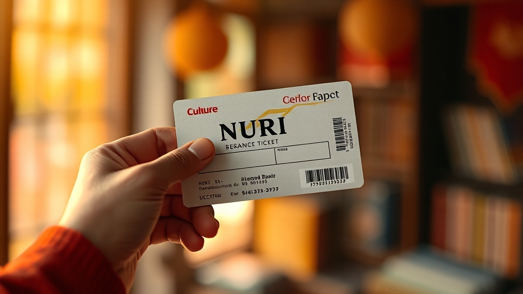 문화누리카드 사용 시 유의사항 (realistic 스타일)