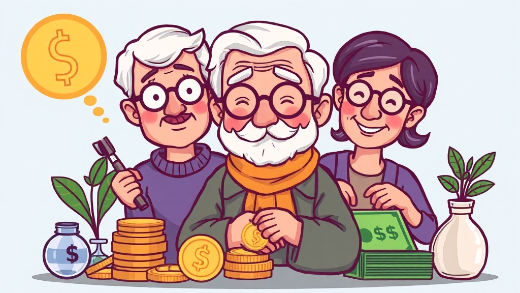 개인연금저축 종류 비교 (cartoon 스타일)