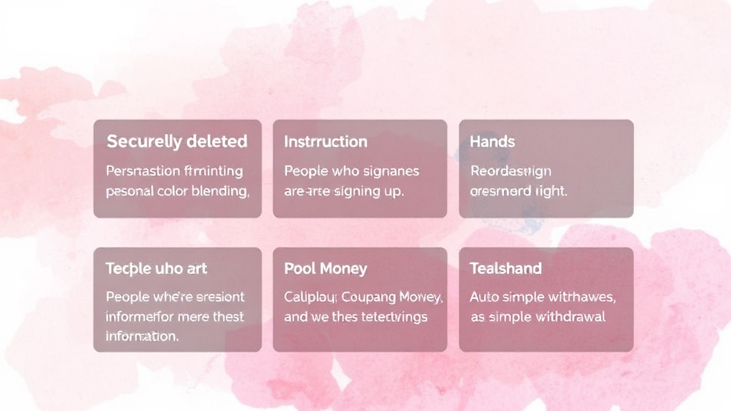 탈퇴 관련 FAQ (watercolor 스타일)