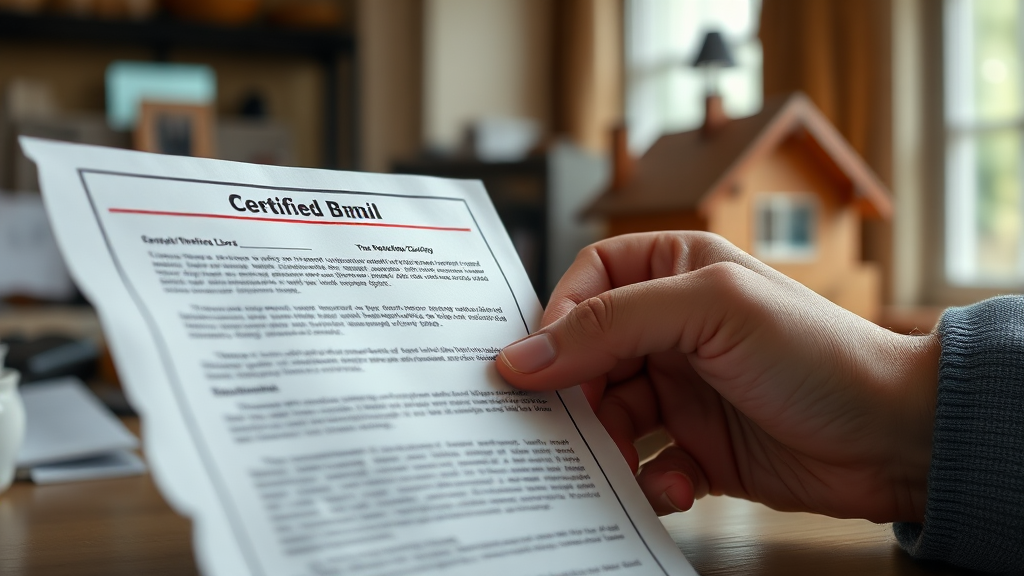 효과적인 임대차 계약 해지 통보 방식과 증거 확보 (realistic 스타일)