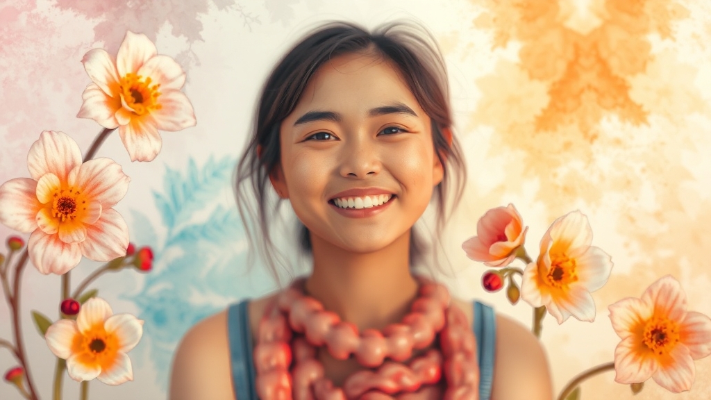 미야리산 U 섭취 후 변화 (watercolor 스타일)