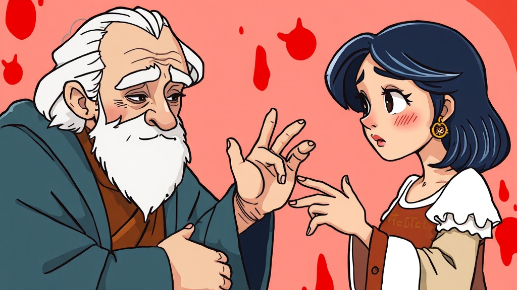 가회장의 복수 계획 (cartoon 스타일)