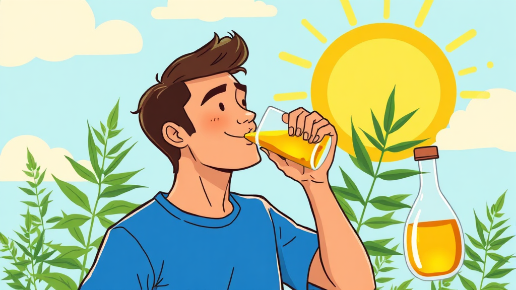 대마종자유 섭취 후기: 솔직한 경험담 (cartoon 스타일)