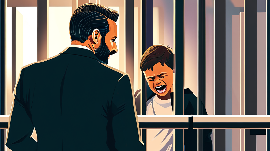 양육비 미지급, 실형 선고 사례와 법적 근거 (illustration 스타일)