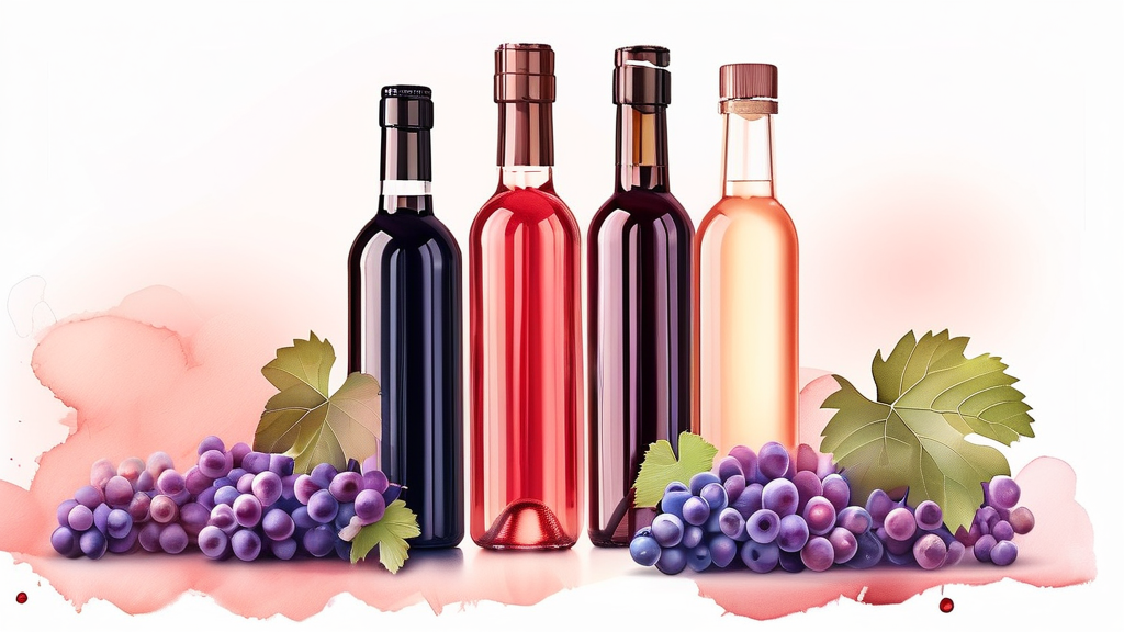 현명한 선택을 위한 레드와인 비니거 고르는 법 (watercolor 스타일)