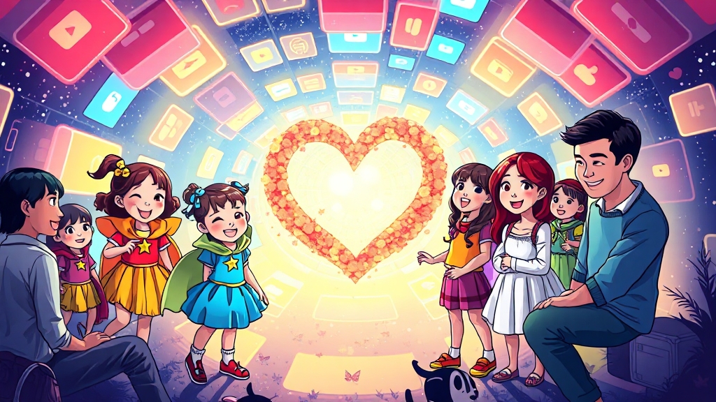 추천 키즈 유튜브 채널 (illustration 스타일)