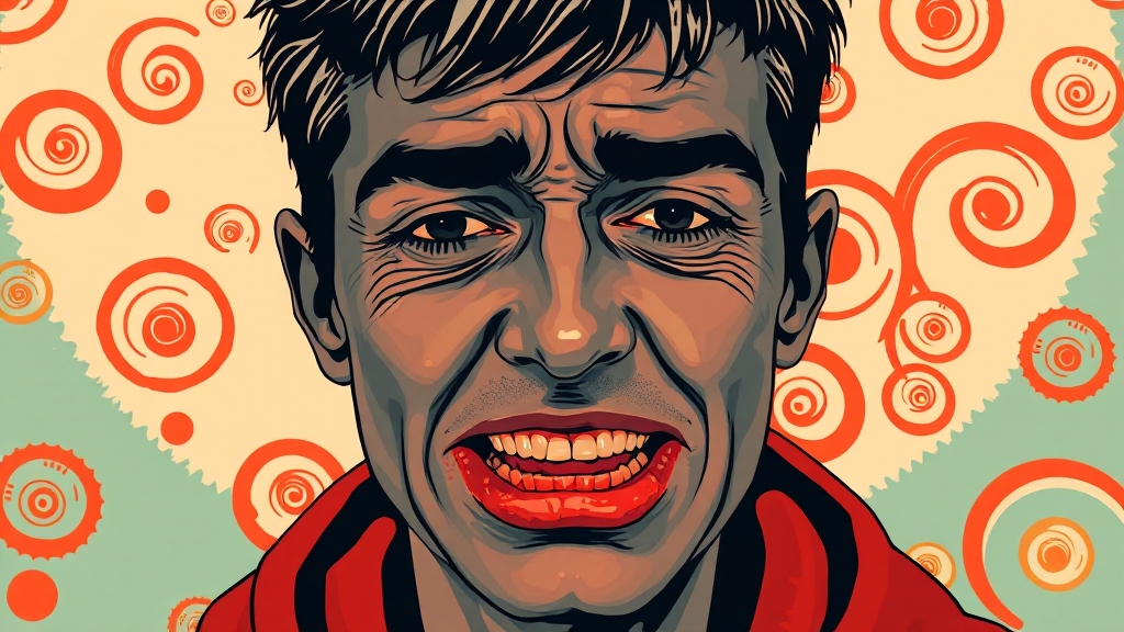 피로로 인한 잇몸 약화 원인 (popart 스타일)