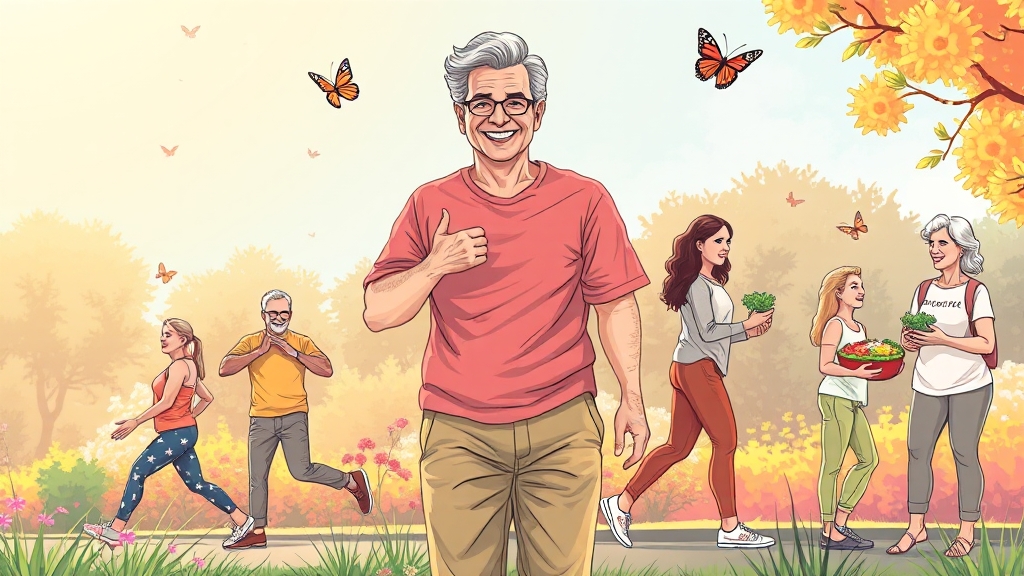 생활 습관, 어떻게 바꿔야 할까요? (illustration 스타일)