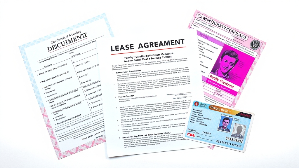 필요 서류, 꼼꼼하게 준비하세요! (popart 스타일)