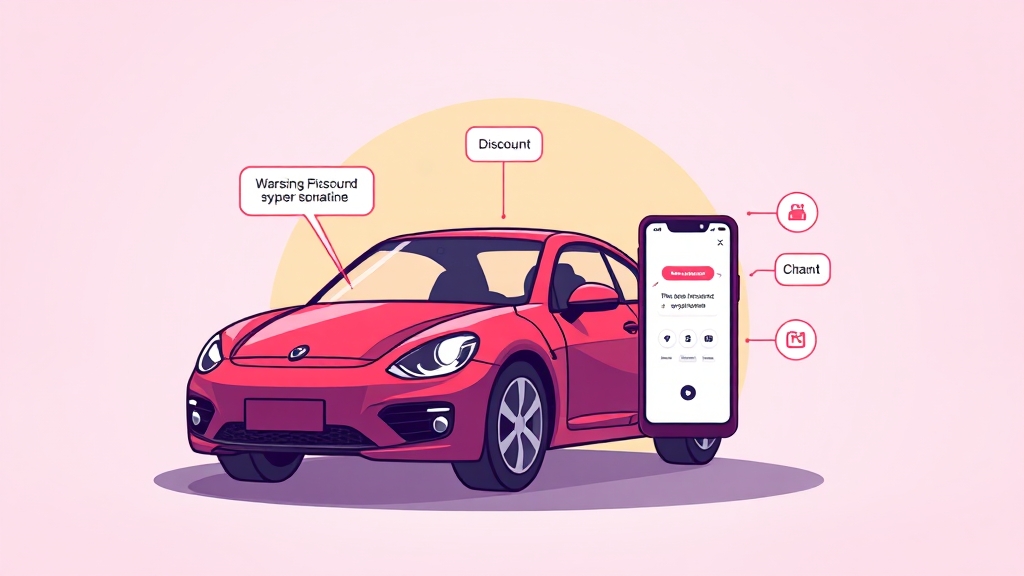 자동차보험 견적 비교, 똑똑하게 하는 법 (cartoon 스타일)