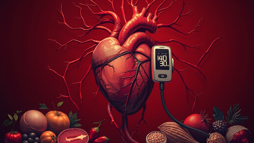 고혈압, 무엇이 문제일까요? (illustration 스타일)