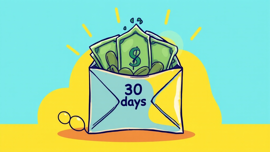 환급금, 언제 받을 수 있을까요? (cartoon 스타일)