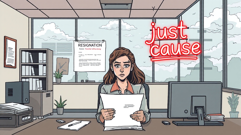 자발적 퇴사, 수급 조건은? (illustration 스타일)