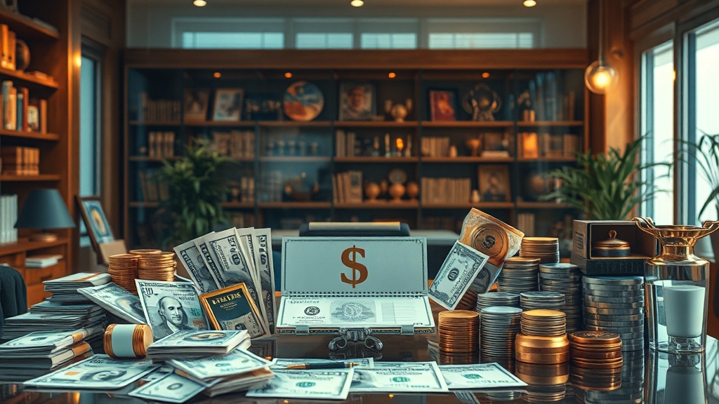 투자 경험 및 수익 분석 (realistic 스타일)