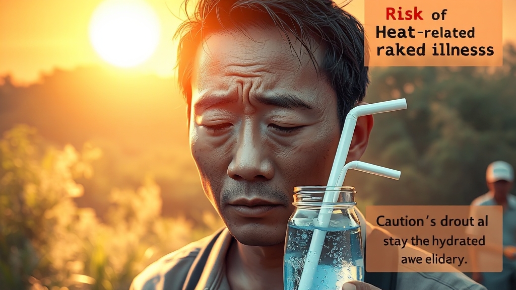 왜 더위를 먹게 될까? (realistic 스타일)