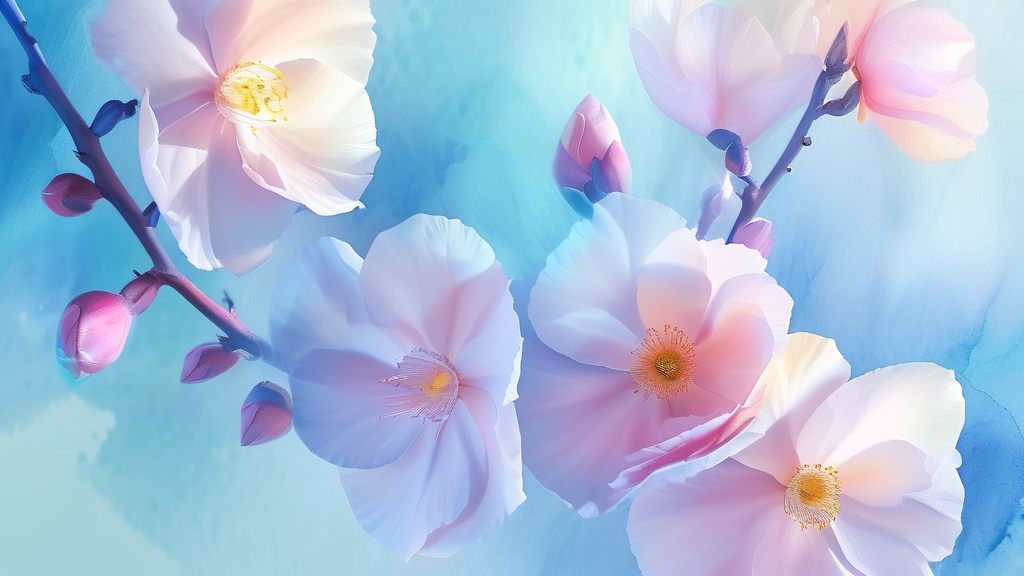 피부 온도 관리: 열노화 방지를 위한 쿨링 케어 전략 (watercolor 스타일)