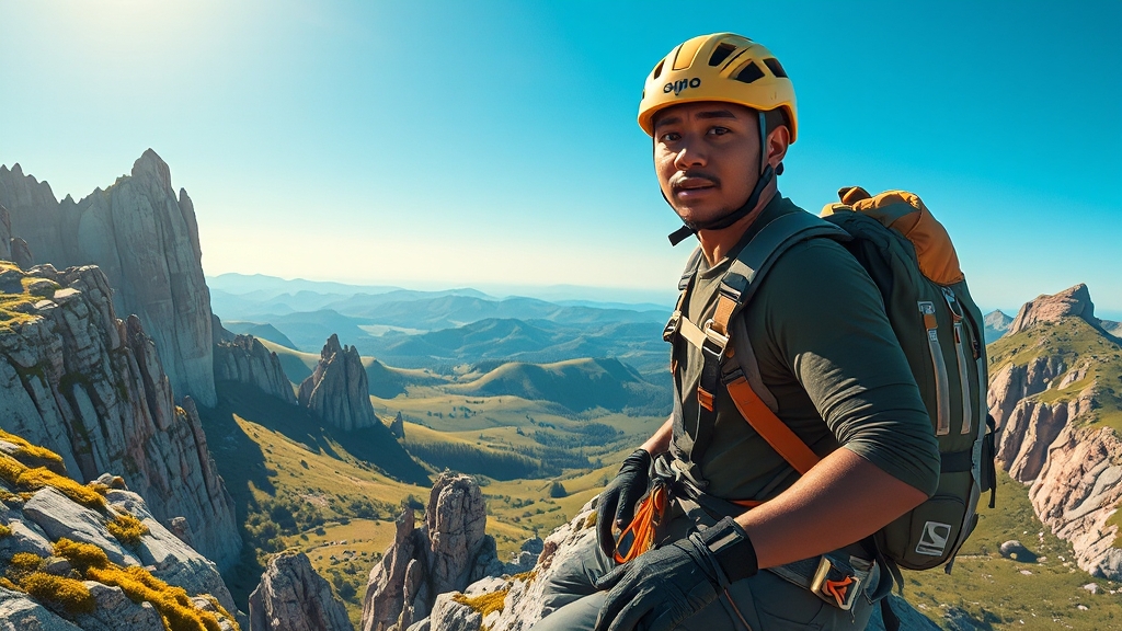 갓바위 등반 완전 정복 (illustration 스타일)