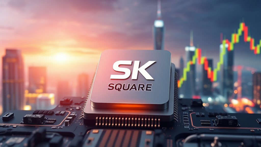 SK스퀘어 주가 핵심 요약 (realistic 스타일)