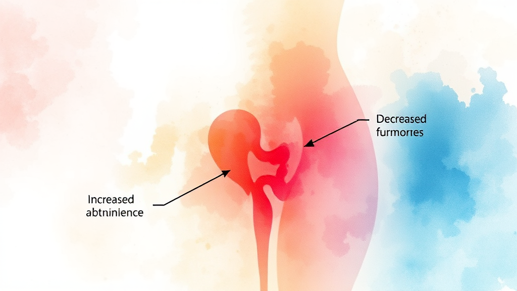요실금, 왜 생기는 걸까요? (watercolor 스타일)