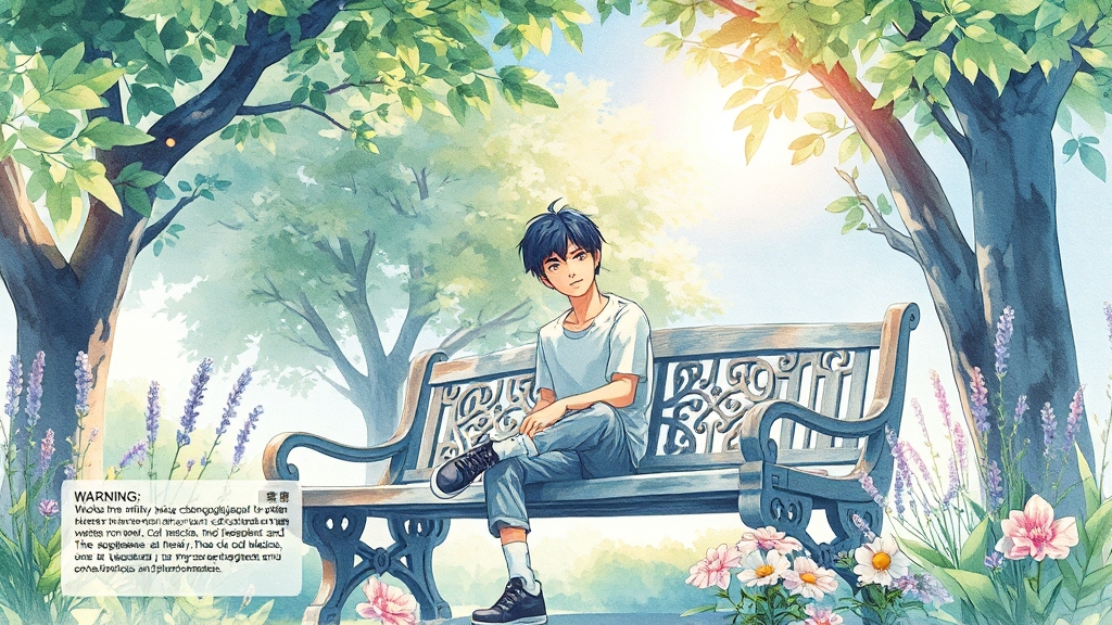 약물 복용 시 주의사항 (watercolor 스타일)