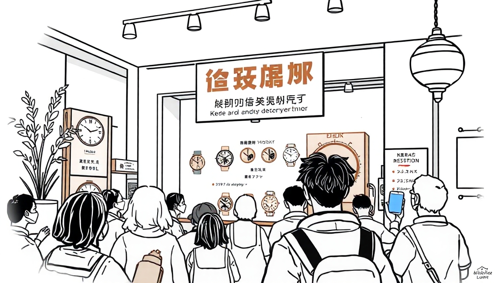 사전 예약, 어떻게 해야 할까? (illustration 스타일)