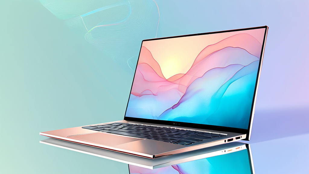 최신 LG 그램, 당신의 생산성을 극대화하는 방법 (watercolor 스타일)