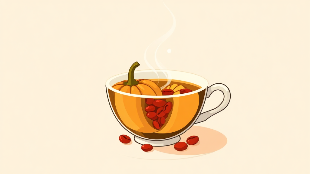 붓기 제거, 왜 호박팥차? (illustration 스타일)