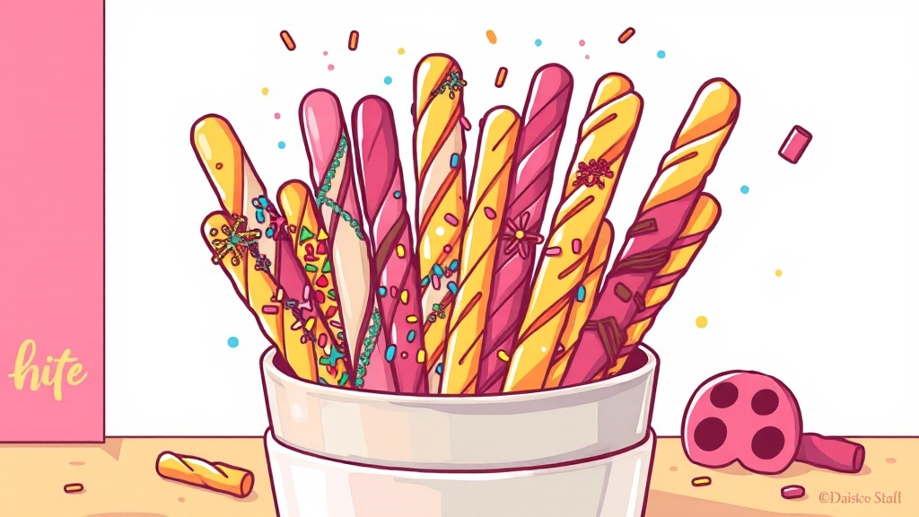 빼빼로 만들기 키트, 뭐가 좋을까? (cartoon 스타일)