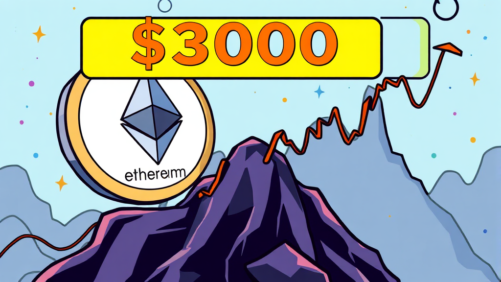 이더리움 투자 전략 및 유의사항 (cartoon 스타일)