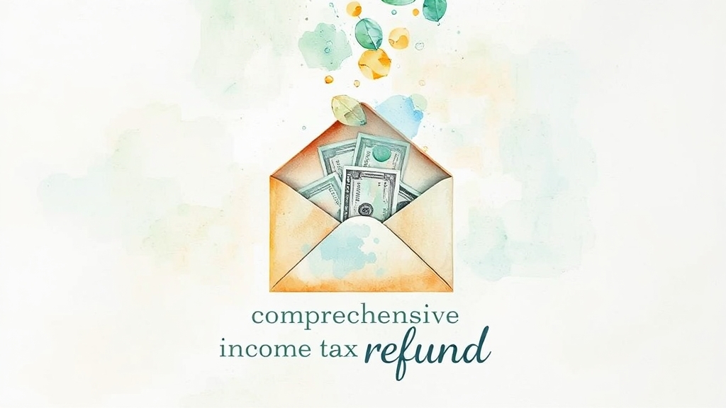 종합소득세 환급, 똑똑하게 준비하세요! (watercolor 스타일)