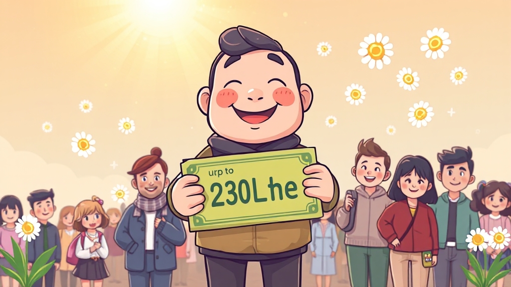 정부지원 대환대출 활용 (cartoon 스타일)