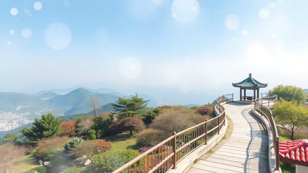 화개정원, 어떤 곳일까? (watercolor 스타일)