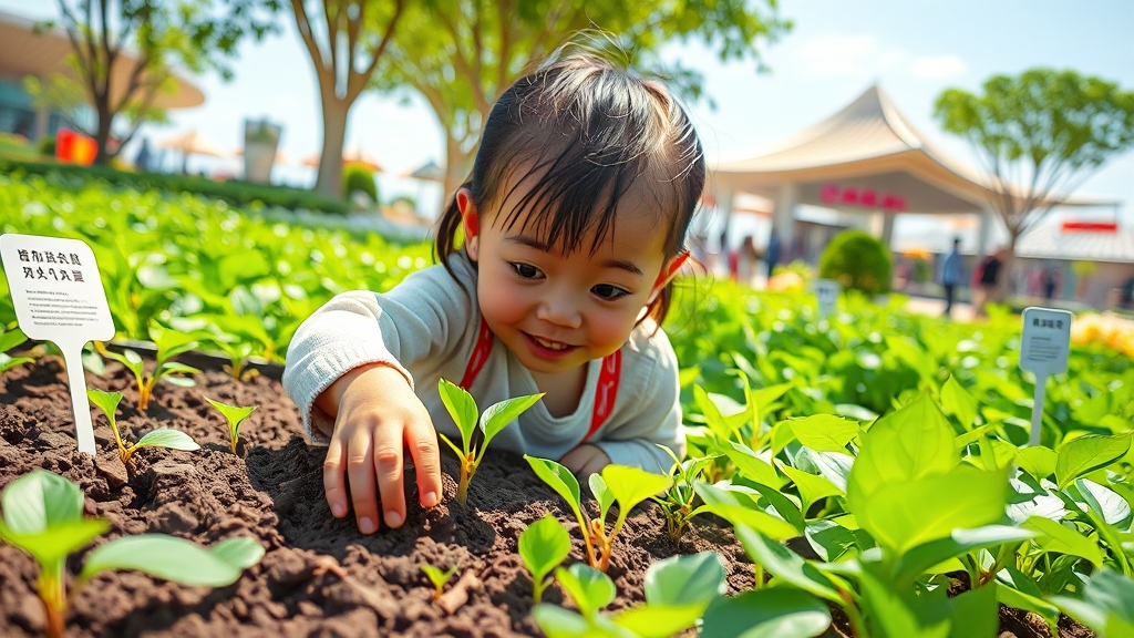 정원박람회 특별 전시 및 프로그램 (realistic 스타일)