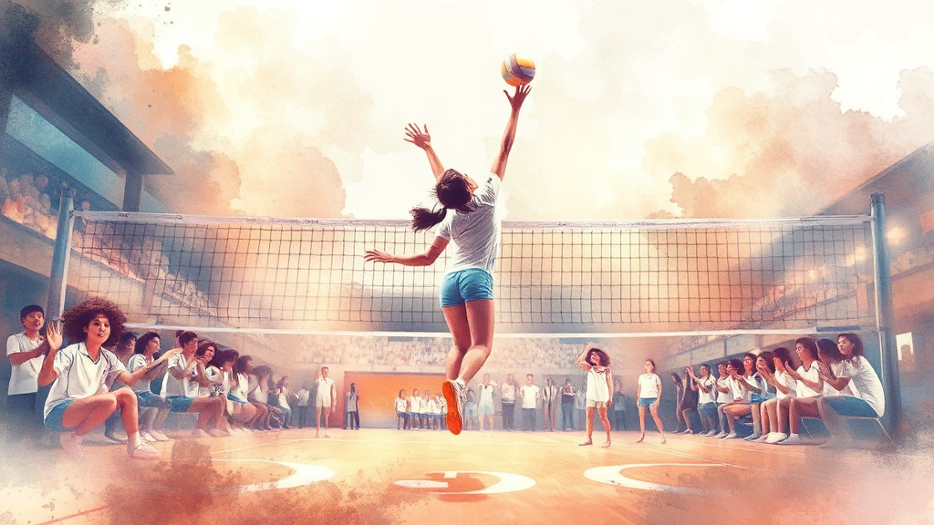 선수들의 성장과 활약 (watercolor 스타일)